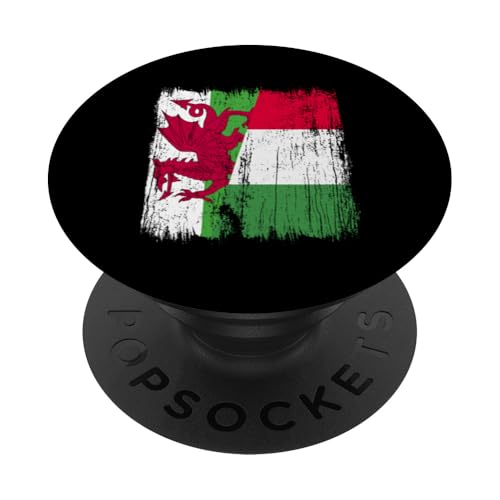 Wales Italien, halbe Flagge, stolz, walisisch, italienischer Stolz PopSockets Klebender PopGrip Wales Italien, halbe Flagge, stolz, walisisch, italienischer Stolz PopSockets Klebender PopGrip von Love Italia Italy Flag Designs Proud Italian Roots