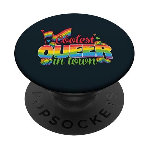 Die coolste Queerin der Stadt | Stolze Stärkung der LGBTQ-Identität PopSockets Klebender PopGrip Die coolste Queerin der Stadt | Stolze Stärkung der LGBTQ-Identität PopSockets Klebender PopGrip von Love Unboxed Apparel.USA