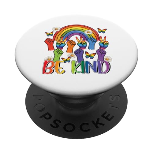 Freundlichkeit ist Stolz | LGBT-Gleichheit | Sei nett LGBTQ Pride Month PopSockets Klebender PopGrip von Love Unboxed Apparel.USA