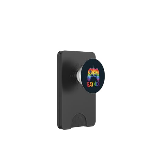 Gaymer LGBT Pride Gaming | Game-Controller für LGBTQ-Gamer PopSockets PopWallet für MagSafe Gaymer LGBT Pride Gaming | Game-Controller für LGBTQ-Gamer PopSockets PopWallet für MagSafe von Love Unboxed Apparel.USA