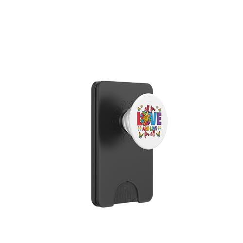 LGBT Pride Month - All For Love For All LGBTQ Pride PopSockets PopWallet für MagSafe LGBT Pride Month - All For Love For All LGBTQ Pride PopSockets PopWallet für MagSafe von Love Unboxed Apparel.USA