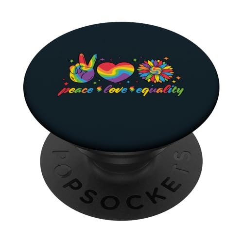 LGBTQ Community Pride | Frieden Liebe Gleichheit LGBT Pride Monat PopSockets Klebender PopGrip LGBTQ Community Pride | Frieden Liebe Gleichheit LGBT Pride Monat PopSockets Klebender PopGrip von Love Unboxed Apparel.USA