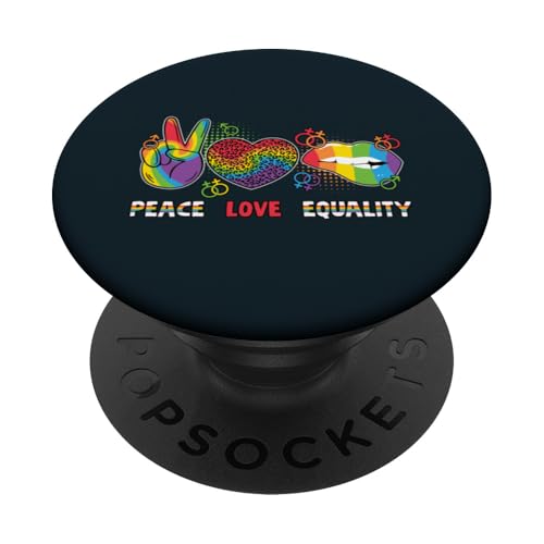 LGBTQ Community Pride | Frieden Liebe Gleichheit LGBT Pride Monat PopSockets Klebender PopGrip LGBTQ Community Pride | Frieden Liebe Gleichheit LGBT Pride Monat PopSockets Klebender PopGrip von Love Unboxed Apparel.USA