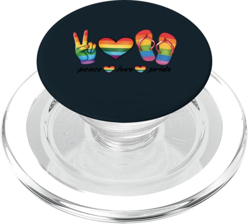 LGBTQ Community Pride | Frieden Liebe Gleichheit LGBT Pride Monat PopSockets PopGrip für MagSafe von Love Unboxed Apparel.USA