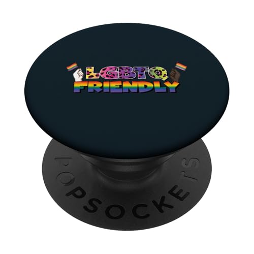 LGBTQ Friendly Pride | Cute Love Gleichheit inklusive freundlich PopSockets Klebender PopGrip von Love Unboxed Apparel.USA