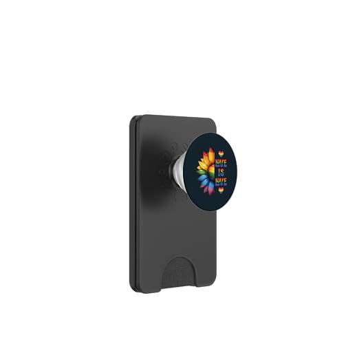 Liebe ist Liebe Sunflower Pride LGBT | Liebe LGBTQ Pride Month PopSockets PopWallet für MagSafe Liebe ist Liebe Sunflower Pride LGBT | Liebe LGBTQ Pride Month PopSockets PopWallet für MagSafe von Love Unboxed Apparel.USA