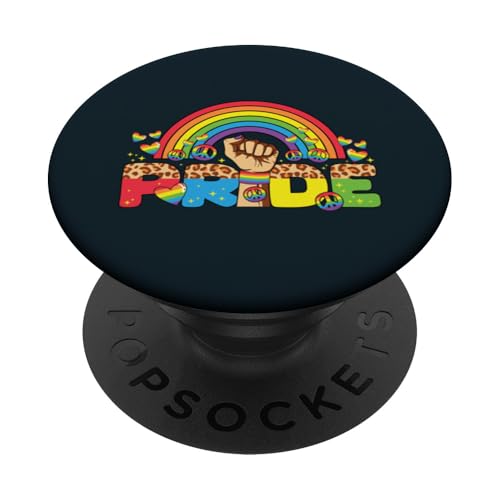 Pride Power Rainbow LGBT - Gleichheit, Liebe, LGBTQ, Pride Month PopSockets Klebender PopGrip von Love Unboxed Apparel.USA