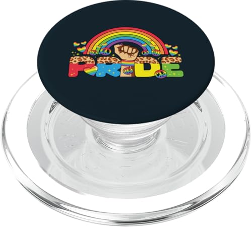 Pride Power Rainbow LGBT - Gleichheit, Liebe, LGBTQ, Pride Month PopSockets PopGrip für MagSafe von Love Unboxed Apparel.USA