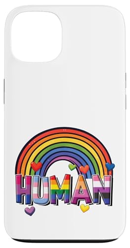 Süßer LGBT-Regenbogen mit menschlichem Stolz | LGBTQ Identity Equality Love Hülle für iPhone 13 von Love Unboxed Apparel.USA