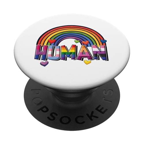 Süßer LGBT-Regenbogen mit menschlichem Stolz | LGBTQ Identity Equality Love PopSockets Klebender PopGrip Süßer LGBT-Regenbogen mit menschlichem Stolz | LGBTQ Identity Equality Love PopSockets Klebender PopGrip von Love Unboxed Apparel.USA