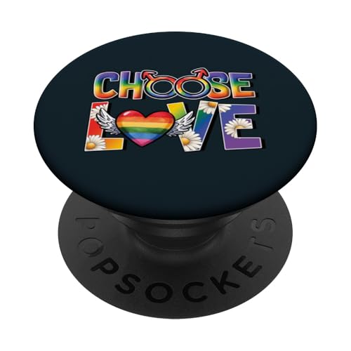 Wähle Love LGBT Pride - Proud Gay Ally LGBTQ Pride Month PopSockets Klebender PopGrip von Love Unboxed Apparel.USA