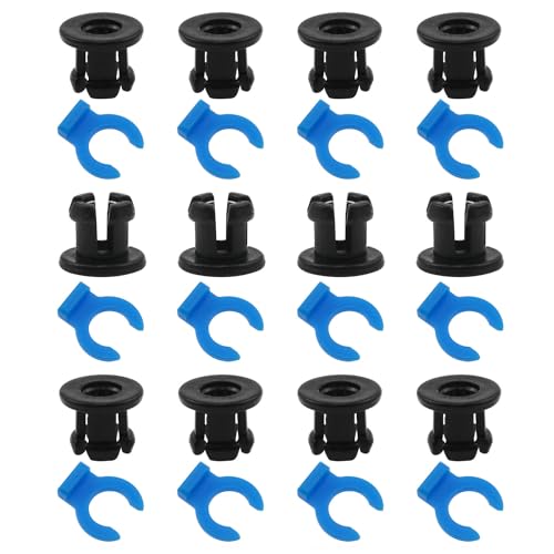 Lovelysp Bowdenrohrkupplung, Bowdenzange und Clip-Set, 3D-Drucker-Zubehör für 4-mm-Buchse, 12er-Set Lovelysp Bowdenrohrkupplung, Bowdenzange und Clip-Set, 3D-Drucker-Zubehör für 4-mm-Buchse, 12er-Set von LoveIysp