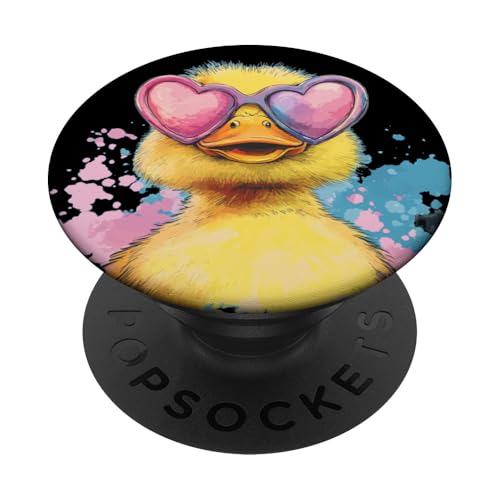 Lebendige Ente mit Herz Brille Kostüm PopSockets Klebender PopGrip Lebendige Ente mit Herz Brille Kostüm PopSockets Klebender PopGrip von Lovely Duck Outfit