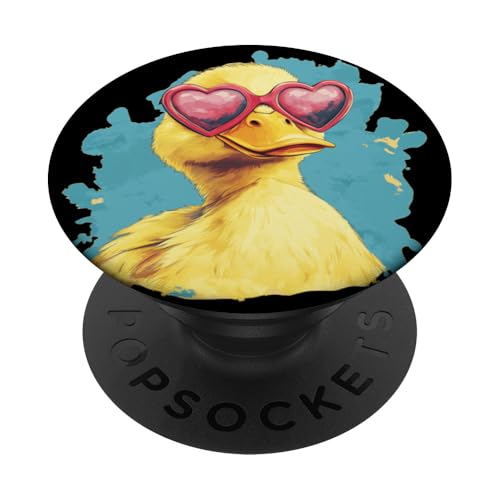 Nette Ente mit schönen Spezifikationen Kostüm PopSockets Klebender PopGrip Nette Ente mit schönen Spezifikationen Kostüm PopSockets Klebender PopGrip von Lovely Duck Outfit