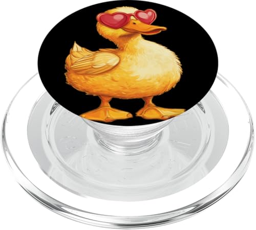 Schöne Ente mit lustiger Sonnenbrille für Liebesenten PopSockets PopGrip für MagSafe Schöne Ente mit lustiger Sonnenbrille für Liebesenten PopSockets PopGrip für MagSafe von Lovely Duck Outfit