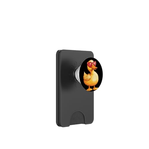 Schöne Ente mit lustiger Sonnenbrille für Liebesenten PopSockets PopWallet für MagSafe Schöne Ente mit lustiger Sonnenbrille für Liebesenten PopSockets PopWallet für MagSafe von Lovely Duck Outfit