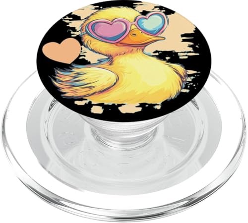 Süße Ente mit Liebe Brille für Sonnenbrillenliebhaber PopSockets PopGrip für MagSafe Süße Ente mit Liebe Brille für Sonnenbrillenliebhaber PopSockets PopGrip für MagSafe von Lovely Duck Outfit