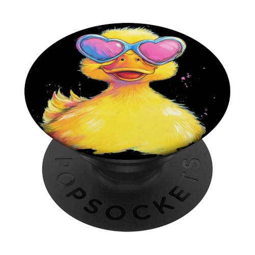 Tolle Ente mit Herzspezifikationen für Erwachsene und Kinder PopSockets Klebender PopGrip Tolle Ente mit Herzspezifikationen für Erwachsene und Kinder PopSockets Klebender PopGrip von Lovely Duck Outfit