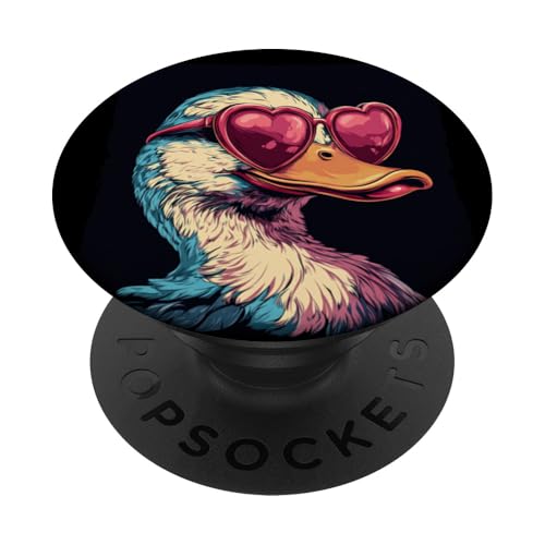 Tolles Entengesicht mit lustiger Sonnenbrille für Entenliebhaber PopSockets Klebender PopGrip Tolles Entengesicht mit lustiger Sonnenbrille für Entenliebhaber PopSockets Klebender PopGrip von Lovely Duck Outfit