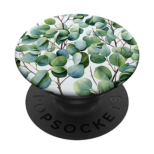 Eukalyptus Blumen Garten Muster Flora und Fauna PopSockets Klebender PopGrip Eukalyptus Blumen Garten Muster Flora und Fauna PopSockets Klebender PopGrip von Lovely Pattern Designs