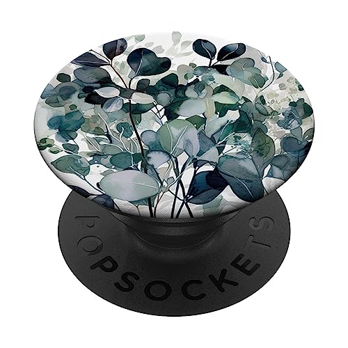 Eukalyptus Blumen Garten Muster Flora und Fauna PopSockets mit austauschbarem PopGrip Eukalyptus Blumen Garten Muster Flora und Fauna PopSockets mit austauschbarem PopGrip von Lovely Pattern Designs