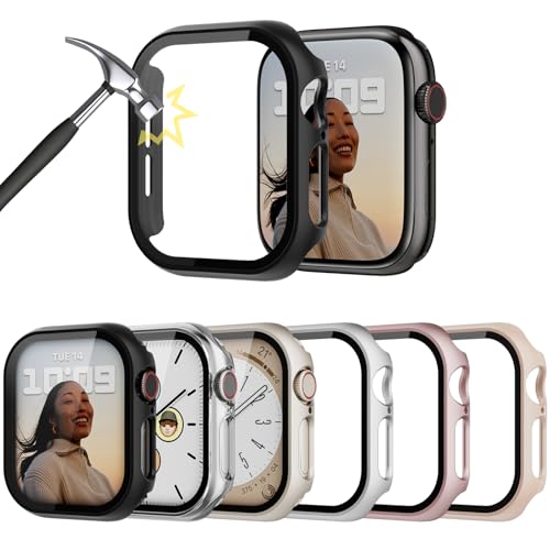 Lovmunia Mehrere Stück Hard Gehäuse mit Displayschutzfolie Kompatibel mit Apple Watch 10 46mm Lovmunia Mehrere Stück Hard Gehäuse mit Displayschutzfolie Kompatibel mit Apple Watch 10 46mm von Lovmunia