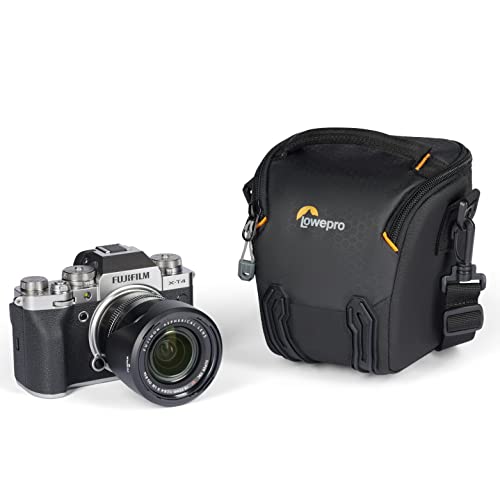 Lowepro Adventura TLZ 20 III, Camera Shoulder Bag with Adjustable/Removable Shoulder Strap, Bag for Mirrorless Camera, Compatible with Fujifilm Xt200, Canon M50 MII, EOS R10, Nikon Z50, Black von Lowepro