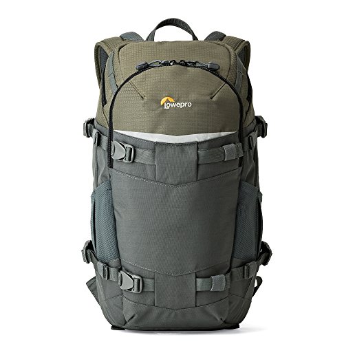 Lowepro BP 250 AW Flipside Trek Kameratasche, Grau/dunkelgrün, 25.5 x 17 x 44 cm von Lowepro