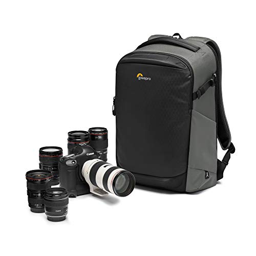 Lowepro Flipside BP 400 AW III Kamerarucksack für spiegellose/DSLR-Kameras - dunkelgrau - rückwärtiger und seitlicher Zugang - Fachteiler anpassbar - für spiegellose Kameras wie Sony α7 - LP37353-PWW von Lowepro