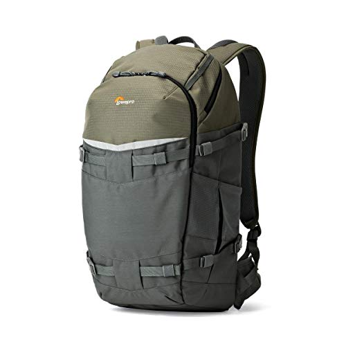 Lowepro Flipside Trek 450 Rucksack, Kamerarucksack für DSLRs und mehrere Objektive, Kamerarucksack für Laptop, Tablet, Fotozubehör, Stativ, grau, 17 x 26 x 31 cm von Lowepro