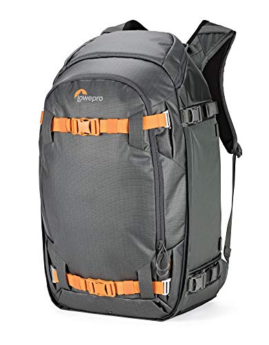 Lowepro LP37227-PWW Whistler BP 450 AW II Outdoor Rucksack (geeignet für jede Jahreszeit für Pro DSLR and Spiegellose Kameras, Laptop und Outdoor Equipment), Grau von Lowepro