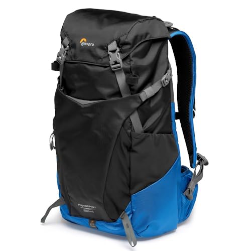 Lowepro PhotoSport BP 24L AW III, Wander Kamerarucksack für Spiegellose, seitlicher Zugriff, herausnehmbarer Kameraeinsatz und Zubehörgurtsystem, Blau un Schwarz, kompatibel mit Sony α7 Lowepro PhotoSport BP 24L AW III, Wander Kamerarucksack für Spiegellose, seitlicher Zugriff, herausnehmbarer Kameraeinsatz und Zubehörgurtsystem, Blau un Schwarz, kompatibel mit Sony α7 von Lowepro