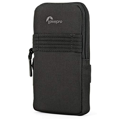 Lowepro ProTactic Etui für Mobiltelefone, für Apple- oder Android-Smartphone geeignet mit Bildschirm von bis zu 6 Zoll, Innenmaß 9 x 1.5 x 17 cm für ProTactic 350 AW /450 AW, LP37225-PWW,Schwarz von Lowepro