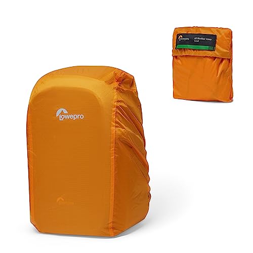 Lowepro Regenschutz AW Small Aus Recycelten Materialien, wasserdichte Schutzhülle für Kamerataschen, Rucksackhülle, Regenfest von Lowepro