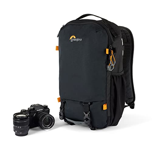 Lowepro Trekker Lite BP 150, Camera Backpack With Removable Camera Insert, With Accessory Strap System, Camera Bag For Mirrorless Camera, Compatible With Sony Alpha 6000, Black von Lowepro