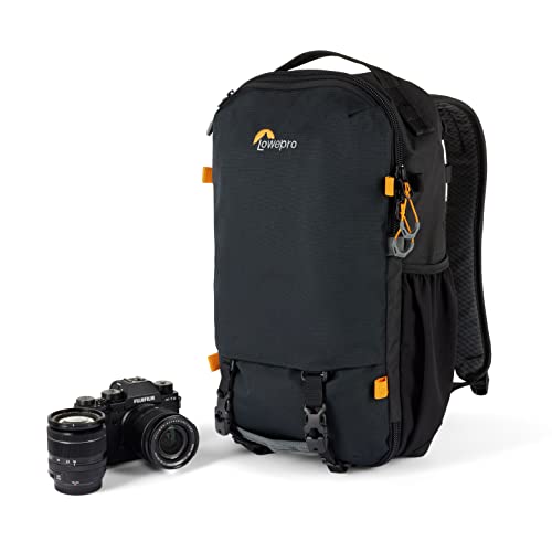 Lowepro Trekker Lite Bp 150, Kamerarucksack mit herausnehmbarem Kameraeinsatz, mit Zubehörgurtsystem, Kameratasche für spiegellose Kamera, kompatibel mit Sony Alpha 6000, schwarz von Lowepro