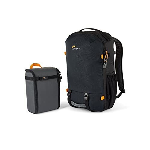 Lowepro Trekker Lite BP 150, Camera Backpack with Removable Camera Insert, with Accessory Strap System, Camera Bag for Mirrorless Camera, Compatible with Sony Alpha 6000, Black von Lowepro