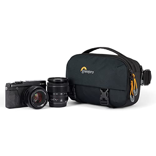 Lowepro Trekker Lite Hp 100, Compact Camera Backpack with Tablet Pocket, Camera Bag for Crop-Sensor Mirrorless Cameras, Ultracinch Compression System, Black von Lowepro