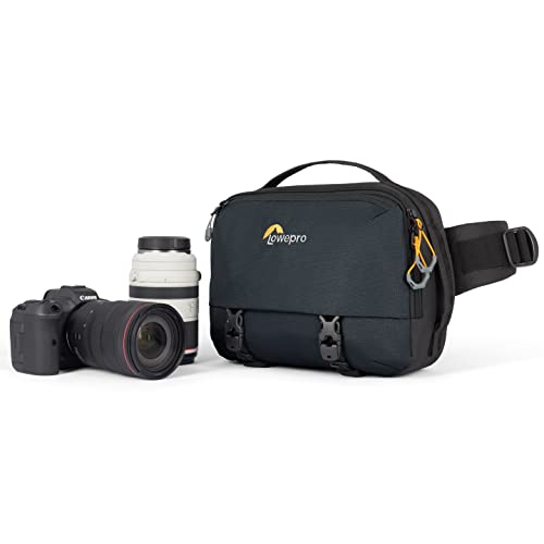 Lowepro Trekker Lite SLX 120, Compact Camera Backpack with Tablet Pocket, Camera Bag for Full Frame Mirrorless Cameras, Tripod Attachment, Water Bottle Holder, Black von Lowepro