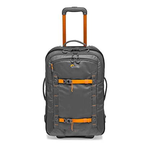 Lowepro Whistler RL 400 AW II Robuster Kamera-Trolley aus Recycling-Material, Hochbelastbare Rollen, Wetterfeste Hülle, Kameratasche für den Professionellen Einsatz, Passend für 15" Laptop, Grau von Lowepro