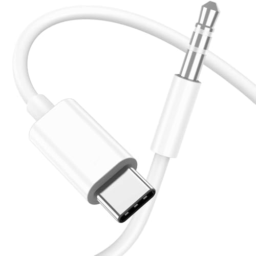 Loydia USB C auf Aux Kabel, USB C Aux Kabel Auto Handy - 3.5mm Jack Audio Kabel - USB C Klinke Aux Kabel, USB C Klinke Kabel geeignet für iPhone 15 Pro Max, Huawei Mate40, Samsung Galaxy S20FE/S23/S22 von Loydia