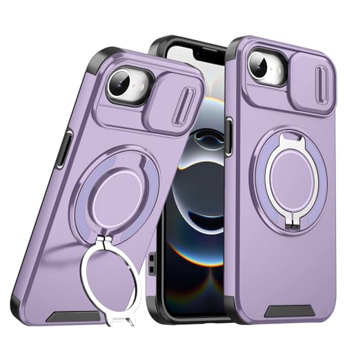 Loyhee Handyhülle für iPhone 16e – Stoßfeste Hülle mit Schiebekamera-Abdeckung & 360° Drehständer, Anti-Fingerabdruck Silikon & Vibrationsschutz - Lila Loyhee Handyhülle für iPhone 16e – Stoßfeste Hülle mit Schiebekamera-Abdeckung & 360° Drehständer, Anti-Fingerabdruck Silikon & Vibrationsschutz - Lila von Loyhee