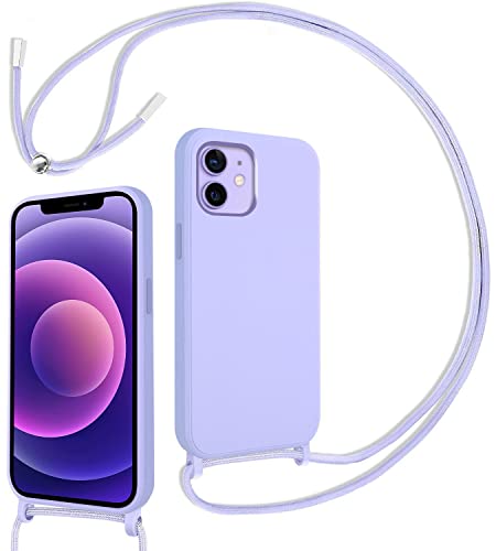 Loyhee Handykette Hülle für iPhone 11 mit Band, Liquid Silikon Handyhülle mit Kordel zum Umhängen Handy Schutzhülle Stoßfeste, Case mit Schnur Lila Loyhee Handykette Hülle für iPhone 11 mit Band, Liquid Silikon Handyhülle mit Kordel zum Umhängen Handy Schutzhülle Stoßfeste, Case mit Schnur Lila von Loyhee