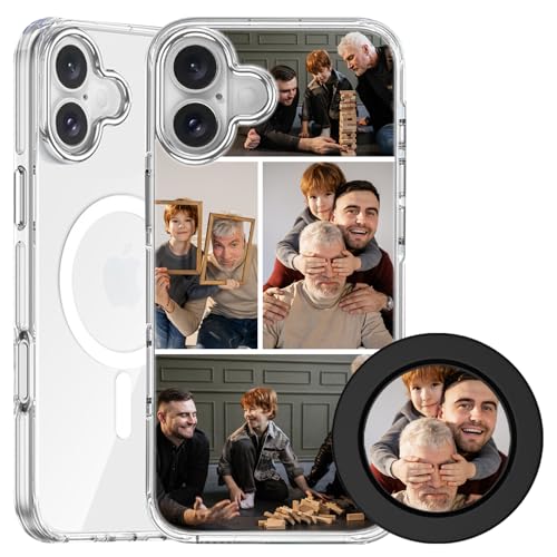 Loyobo Gestalten Sie Ihre eigene Pop-Handy-Buchse, personalisierbar, für iPhone 16, magnetisch, personalisierbar, militärischer Schutz, mit Handy-Ständer, kompatibel mit Magsafe, individueller Loyobo Gestalten Sie Ihre eigene Pop-Handy-Buchse, personalisierbar, für iPhone 16, magnetisch, personalisierbar, militärischer Schutz, mit Handy-Ständer, kompatibel mit Magsafe, individueller von Loyobo