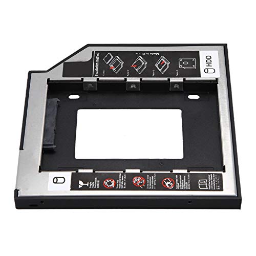 Lrporyvn Universal Sata 2Nd HDD Ssd Platten 9,5 Mm für Cd/DVD-Rom Optischer Schacht für HDD Sataii Platten Halterung von Lrporyvn