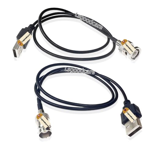 Lsgoodcare BNC-Buchse auf USB-Stecker, RG174-Kabel, 60 cm, BNC-Stecker auf Computer-Datenkabel, USB-Stecker, RG174, Draht 69,6 cm Lsgoodcare BNC-Buchse auf USB-Stecker, RG174-Kabel, 60 cm, BNC-Stecker auf Computer-Datenkabel, USB-Stecker, RG174, Draht 69,6 cm von Lsgoodcare