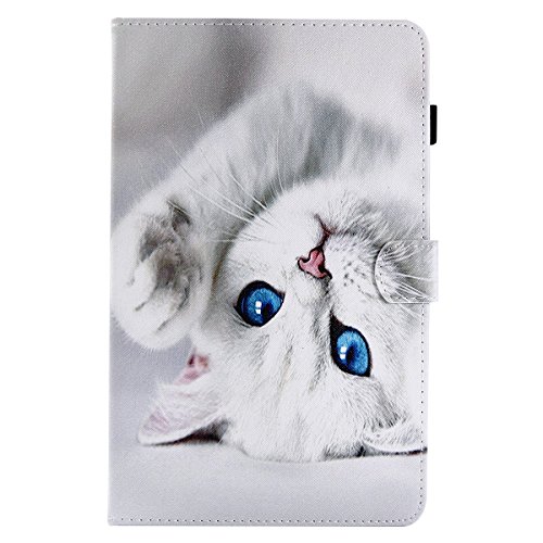 Galaxy Tab A 8.0 Inch 2017 Hülle, Lspcase Flip Schutzhülle PU Leder Brieftasche Stand Case Cover mit Auto Schlaf/Aufwach und Stifthalter für Samsung Galaxy Tab A 8.7 SM-T380 /SM-T385 Nette weiße Katze Galaxy Tab A 8.0 Inch 2017 Hülle, Lspcase Flip Schutzhülle PU Leder Brieftasche Stand Case Cover mit Auto Schlaf/Aufwach und Stifthalter für Samsung Galaxy Tab A 8.7 SM-T380 /SM-T385 Nette weiße Katze von Lspcase