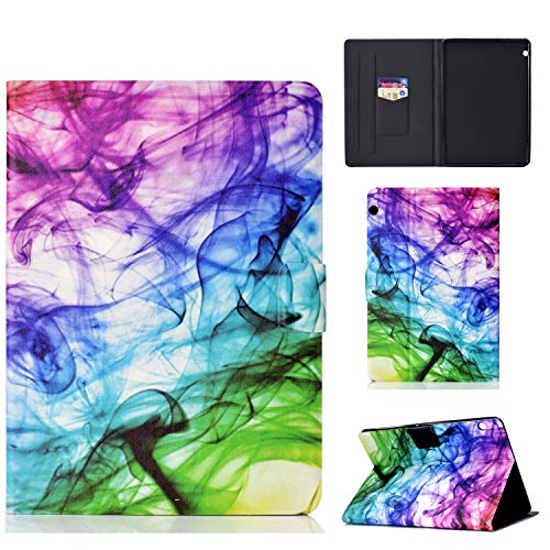Huawei Mediapad T3 10 Schutzhülle, Lspcase Huawei Tablet T3 10 Lederhülle Brieftasche Flip Case Cover Standfunktion Card Holder Tasche Etui für Huawei Mediapad T3 10 9.6 Zoll - Farbiger Rauch von Lspcase