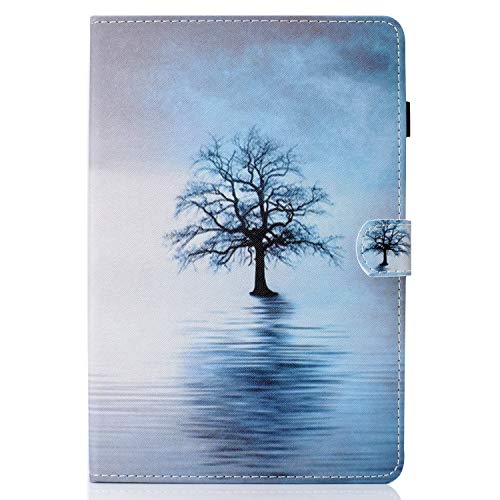 Lspcase Galaxy Tab A 10.9 Zoll Hülle PU Leder Flip Tasche Case Magnetvers Stand Tablet Schutzhülle mit Auto Schlafen/Aufwachen Funktion für Samsung Galaxy Tab A 10.5 SM-T590 SM-T595 Baum von Lspcase