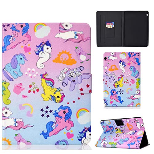 Lspcase Huawei Mediapad T3 10 Schutzhülle, Huawei Tablet T3 10 Lederhülle Brieftasche Flip Case Cover Standfunktion Card Holder Tasche Etui für Huawei Mediapad T3 10 9.6 Zoll - Einhorn von Lspcase